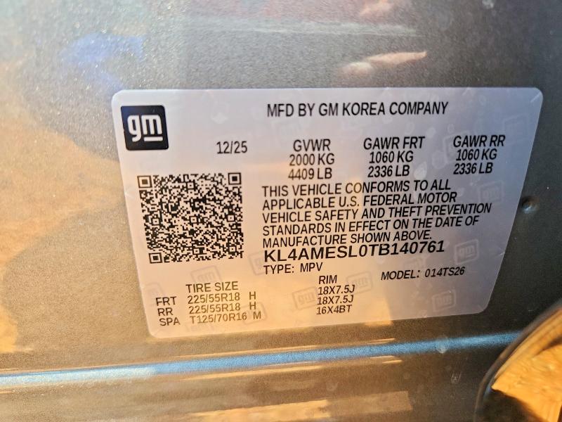 Продаж на аукціоні авто 2026 Buick Encore Gx, vin: KL4AMESL0TB140761, номер лоту: 60132536