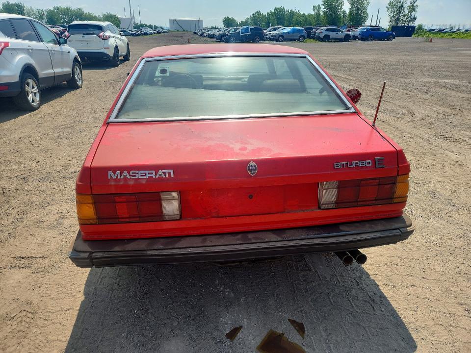 60030076 :رقم المزاد ، ZAMAL1106FB313207 vin ، 1985 Maserati Biturbo مزاد بيع