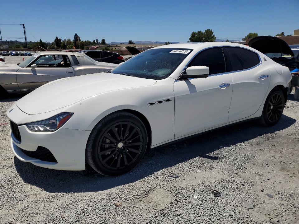 2016 Maserati Ghibli მანქანა იყიდება აუქციონზე, vin: ZAM57XSA2G1167816, აუქციონის ნომერი: 60676216