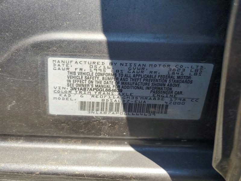 Продажа на аукционе авто 2016 Nissan Sentra, vin: 3N1AB7AP0GL664639, номер лота: 61961956