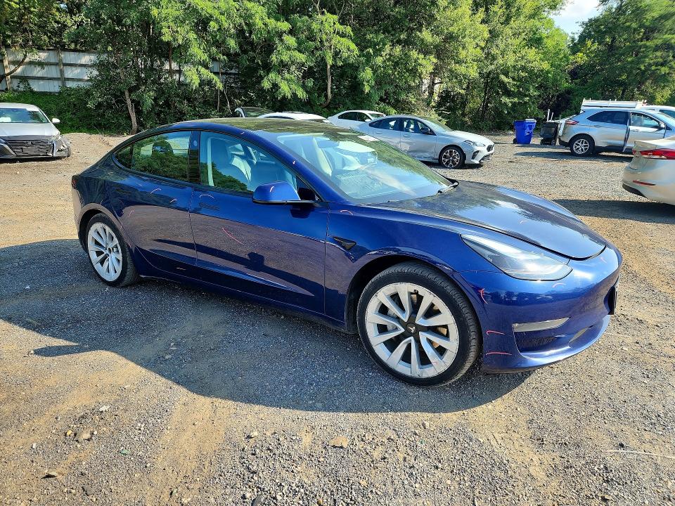Продажа на аукционе авто 2022 Tesla Model 3, vin: 5YJ3E1EB9NF289757, номер лота: 62253546