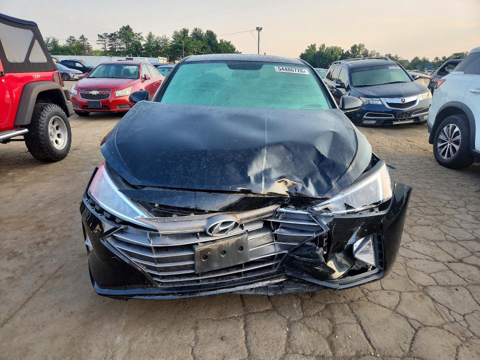 2019 Hyundai Elantra მანქანა იყიდება აუქციონზე, vin: KMHD74LF7KU854995, აუქციონის ნომერი: 54486726