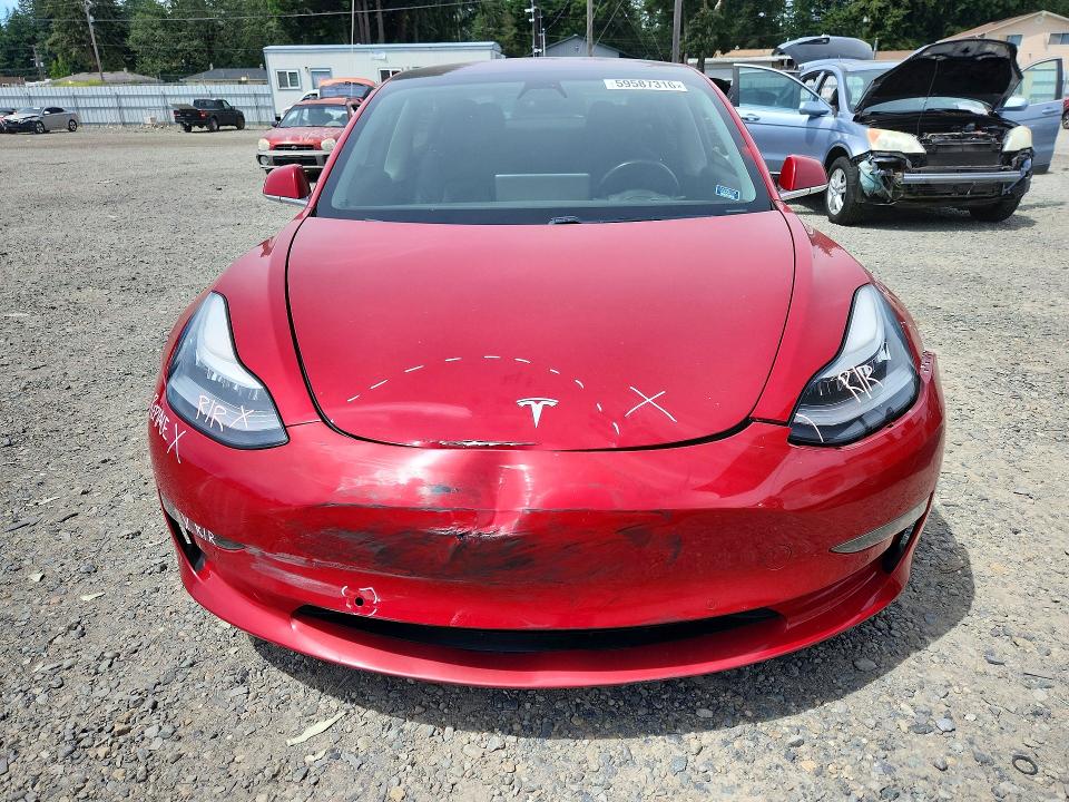59587316 :رقم المزاد ، 5YJ3E1EB2KF199247 vin ، 2019 Tesla Model 3 مزاد بيع