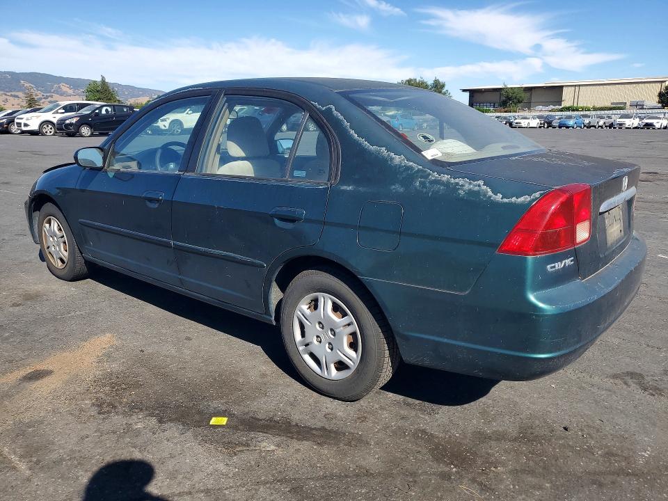 60065696 :رقم المزاد ، 2HGES16562H543846 vin ، 2002 Honda Civic مزاد بيع
