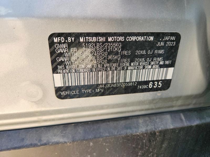 Aukcja sprzedaży 2023 Mitsubishi Outlander, vin: JA4J3UA83PZ059812, numer aukcji: 59993406