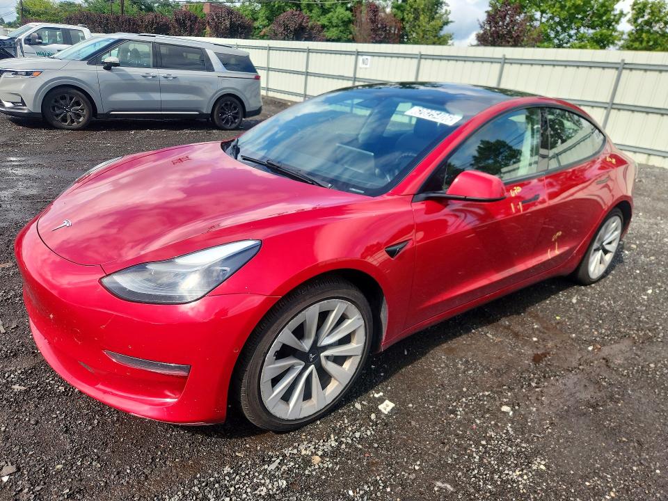 Продажа на аукционе авто 2022 Tesla Model 3, vin: 5YJ3E1EAXNF290777, номер лота: 62825406