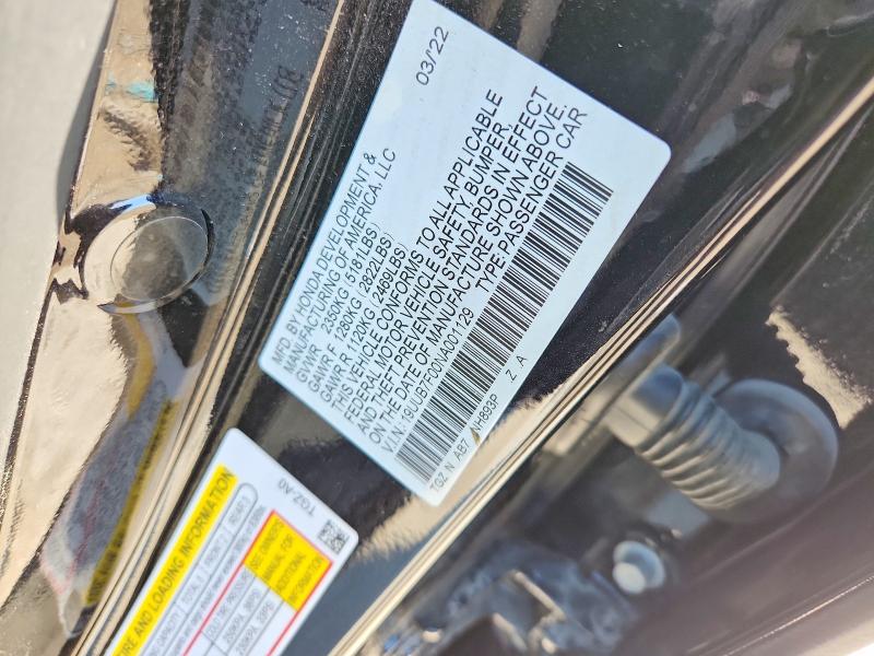 Продаж на аукціоні авто 2022 Acura Tlx, vin: 19UUB7F00NA001129, номер лоту: 58053046