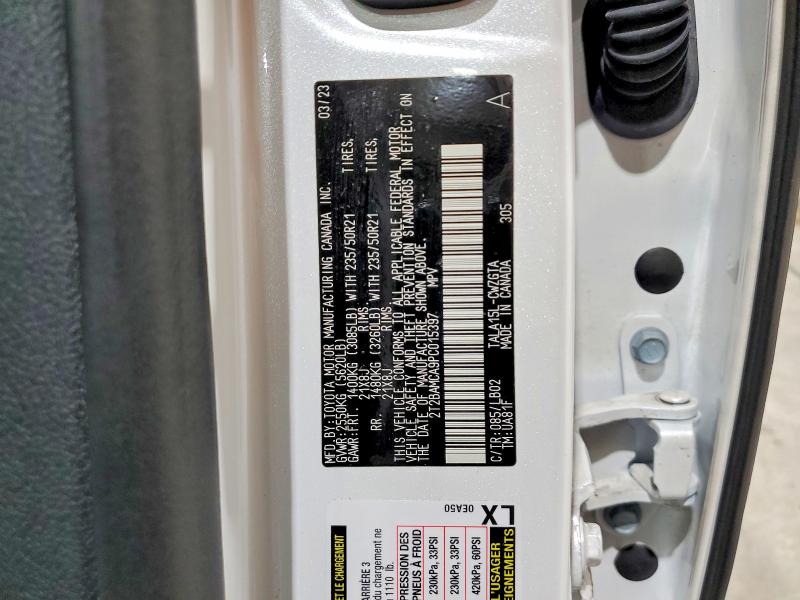 2023 Lexus Rx 350 მანქანა იყიდება აუქციონზე, vin: 2T2BAMCA9PC015397, აუქციონის ნომერი: 60367136