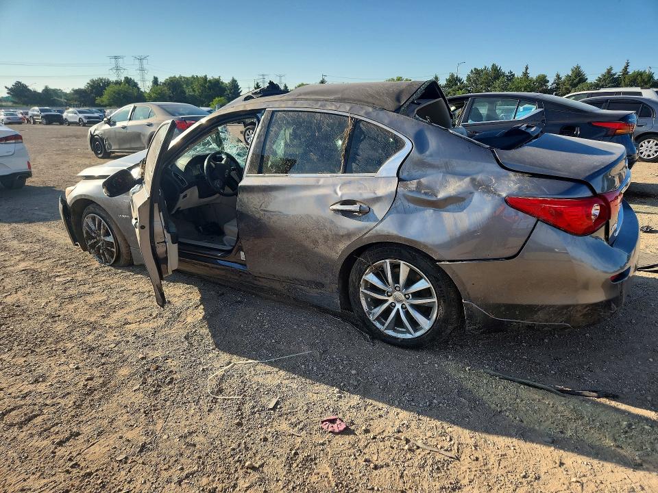 60211966 :رقم المزاد ، JN1AV7AR8FM850927 vin ، 2015 Infiniti Q50 Hybrid مزاد بيع