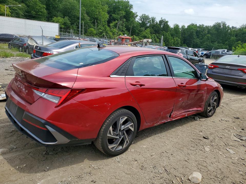 61743226 :رقم المزاد ، KMHLS4DG7RU733508 vin ، 2024 Hyundai Elantra مزاد بيع