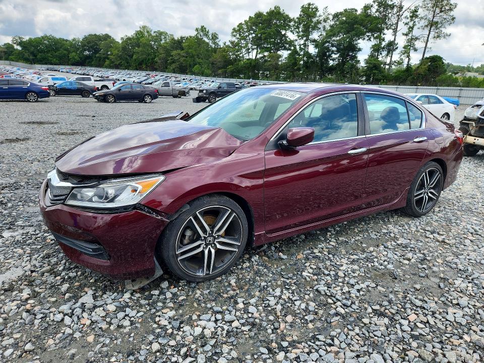 60821416 :رقم المزاد ، 1HGCR2F17HA117581 vin ، 2017 Honda Accord مزاد بيع