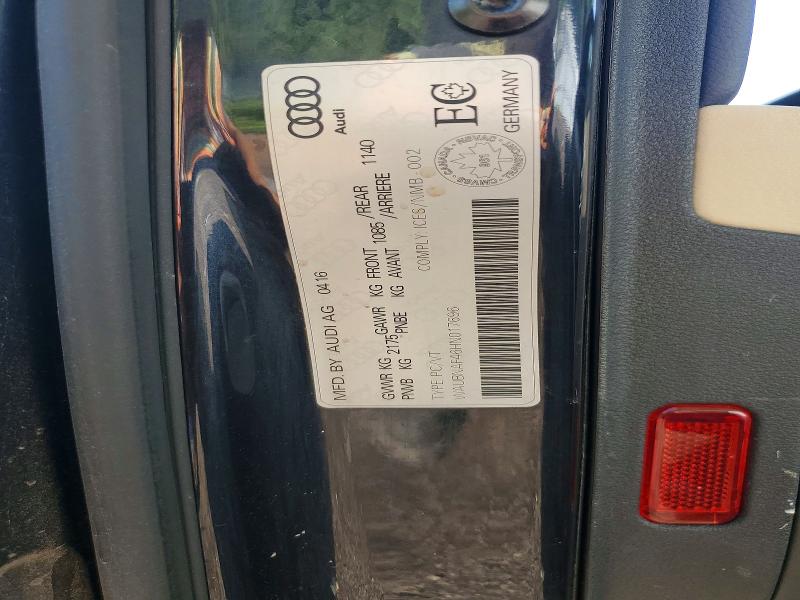 Продажа на аукционе авто 2017 Audi A4, vin: WAUBNAF46HN017696, номер лота: 59654806