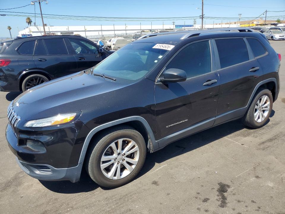 Auction sale of the 2015 Jeep Cherokee, vin: 1C4PJLAB6FW707154, lot number: 61954606