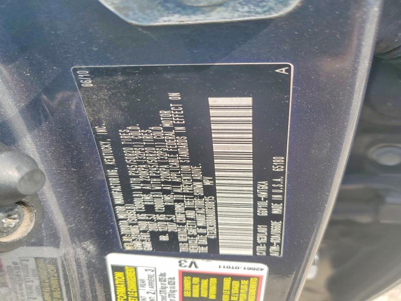 62292076 :رقم المزاد ، 4T3ZK3BB8AU030815 vin ، 2010 Toyota Venza مزاد بيع