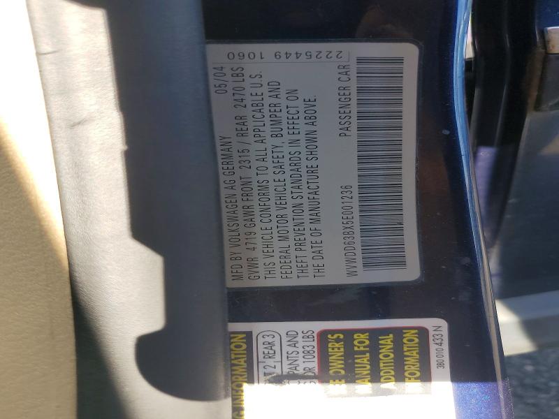 Продажа на аукционе авто 2005 Volkswagen Passat, vin: WVWDD63BX5E001236, номер лота: 61086616
