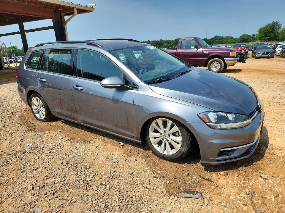 2019 Volkswagen Golf Sportwagen მანქანა იყიდება აუქციონზე, vin: 3VW117AU7KM508409, აუქციონის ნომერი: 62873326