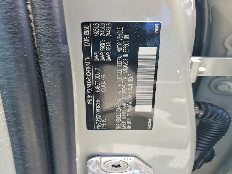 Продажа на аукционе авто 2021 Volvo S60, vin: 7JR102FKXMG093505, номер лота: 60928906