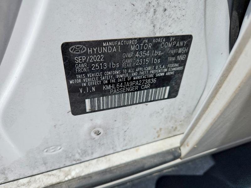 Продаж на аукціоні авто 2023 Hyundai Sonata, vin: KMHL64JA9PA273836, номер лоту: 60186166