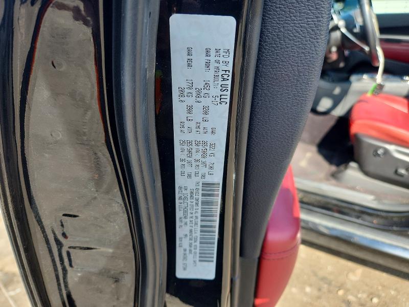 62196046 :رقم المزاد ، 1C4SDJCT7HC893240 vin ، 2017 Dodge Durango مزاد بيع