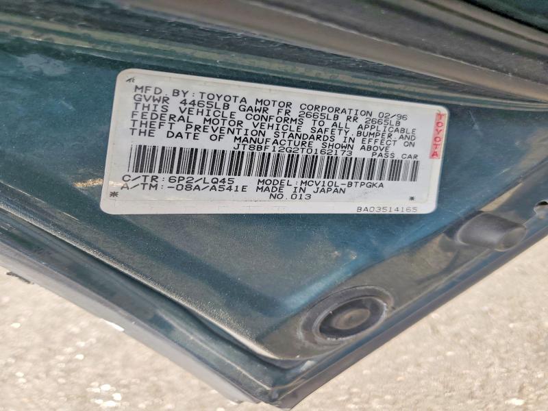 Продажа на аукционе авто 1996 Lexus Es, vin: JT8BF12G2T0162173, номер лота: 61606476