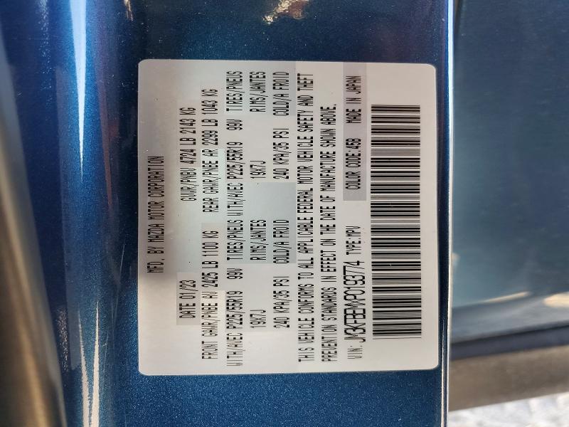 Продажа на аукционе авто 2023 Mazda Cx-5, vin: JM3KFBEMXP0193774, номер лота: 60878216