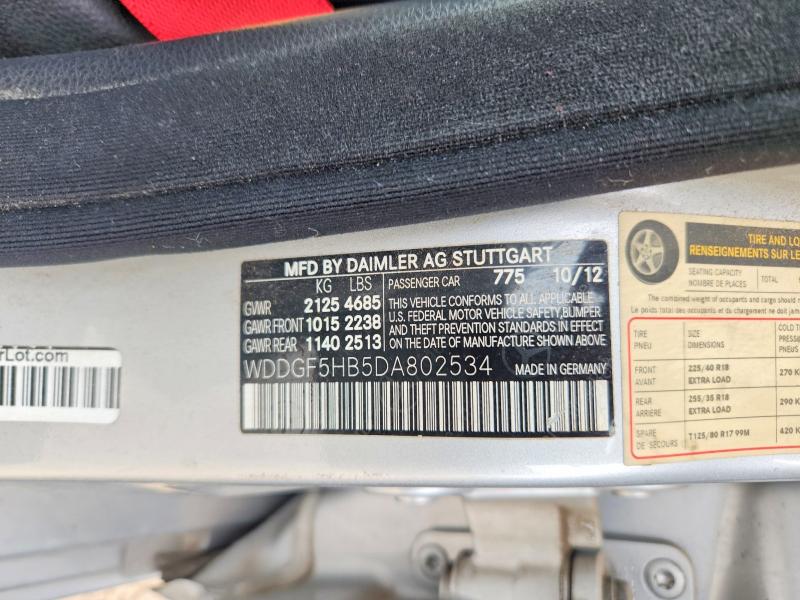 Aukcja sprzedaży 2013 Mercedes-benz C, vin: WDDGF5HB5DA802534, numer aukcji: 60843636