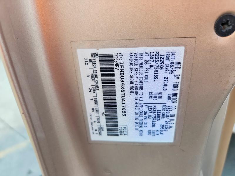 Aukcja sprzedaży 1996 Ford Explorer, vin: 1FMDU34X6TUA17053, numer aukcji: 61484106