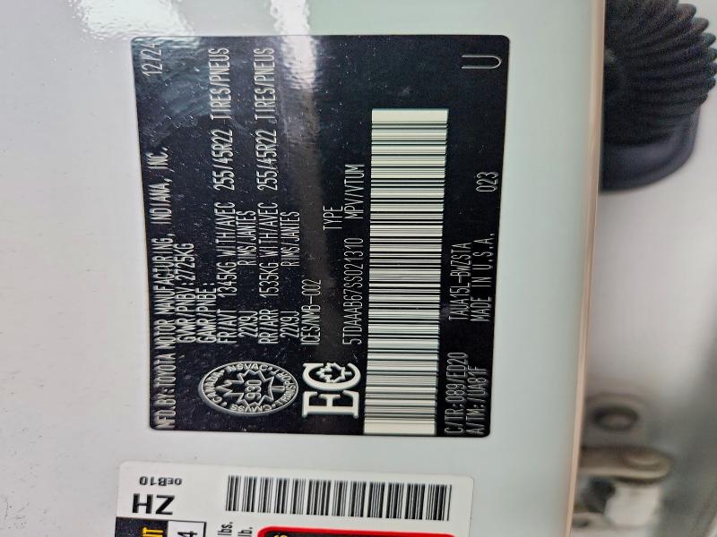 Продажа на аукционе авто 2025 Lexus Tx 350, vin: 5TDAAAB67SS021310, номер лота: 62776426