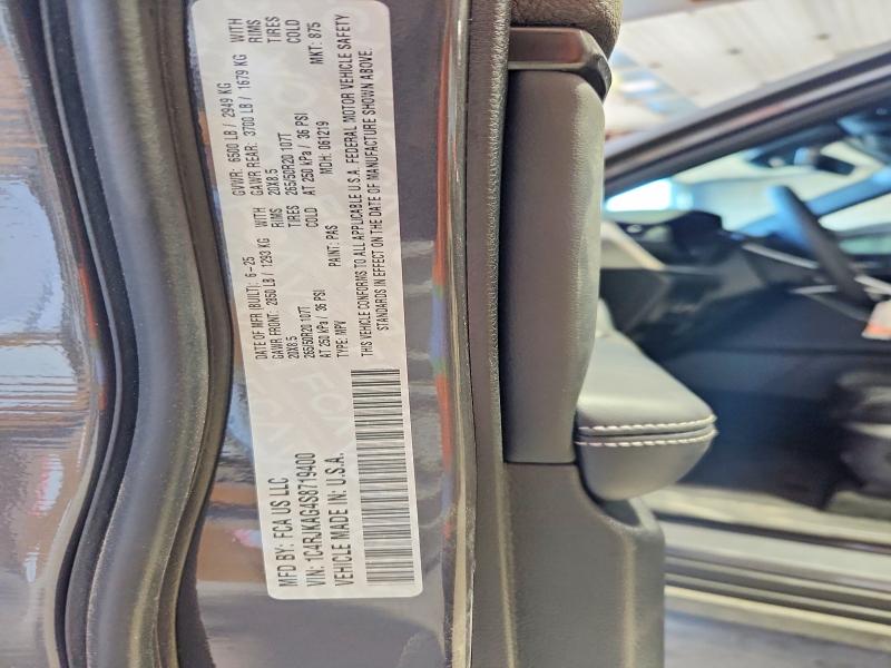 61516796 :رقم المزاد ، 1C4RJKAG4S8719400 vin ، 2025 Jeep Grand Cherokee مزاد بيع