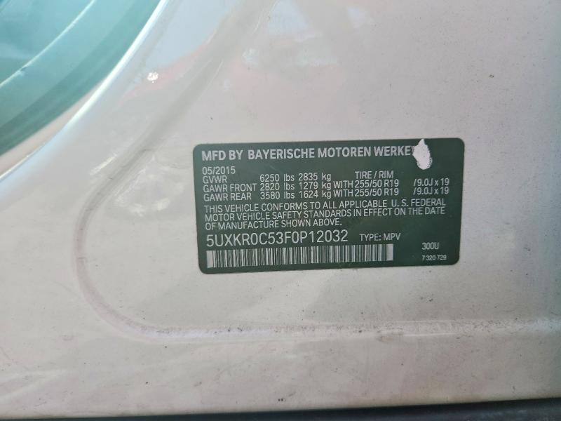 Aukcja sprzedaży 2015 Bmw X5, vin: 5UXKR0C53F0P12032, numer aukcji: 62298356