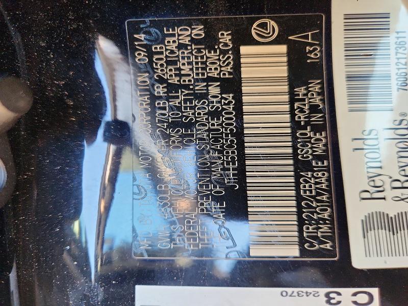 Продажа на аукционе авто 2015 Lexus Rc, vin: JTHHE5BC5F5000434, номер лота: 85768825