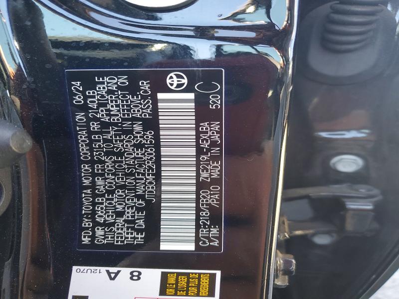 2024 Toyota Corolla Hybrid მანქანა იყიდება აუქციონზე, vin: JTDBCMFE2R3061596, აუქციონის ნომერი: 59869126