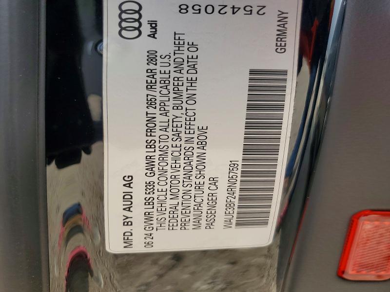 Продажа на аукционе авто 2024 Audi A6, vin: WAUE3BF24RN057591, номер лота: 60077006