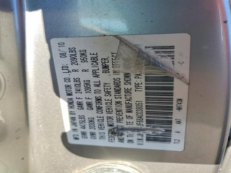Aukcja sprzedaży 2010 Acura Tsx, vin: JH4CU2F68AC038051, numer aukcji: 61040246