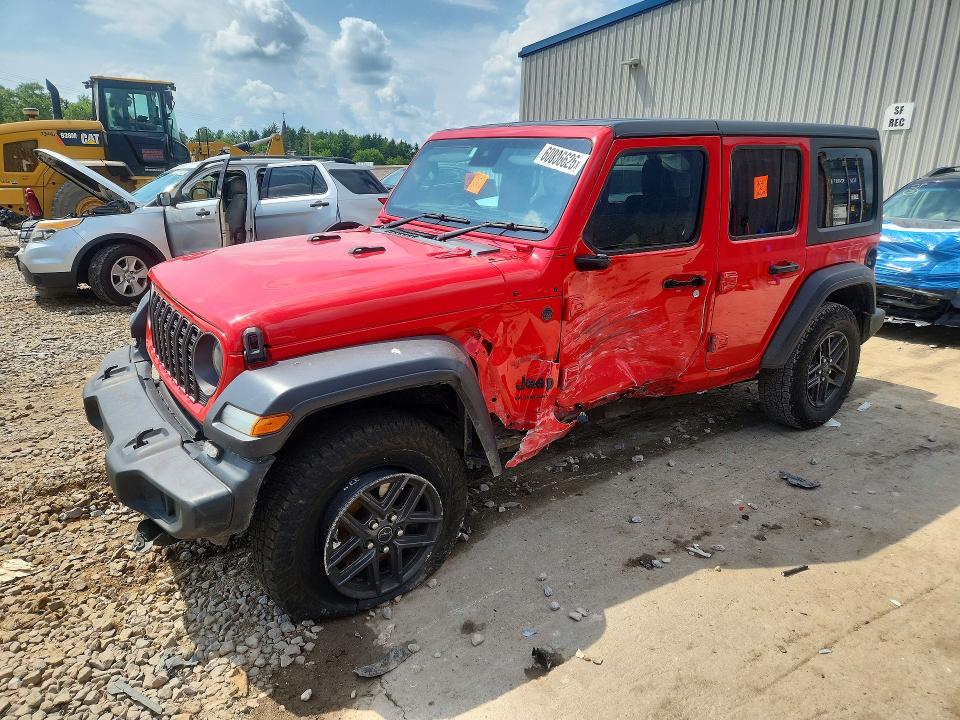 60006626 :رقم المزاد ، 1C4PJXKN8RW274537 vin ، 2024 Jeep Wrangler مزاد بيع