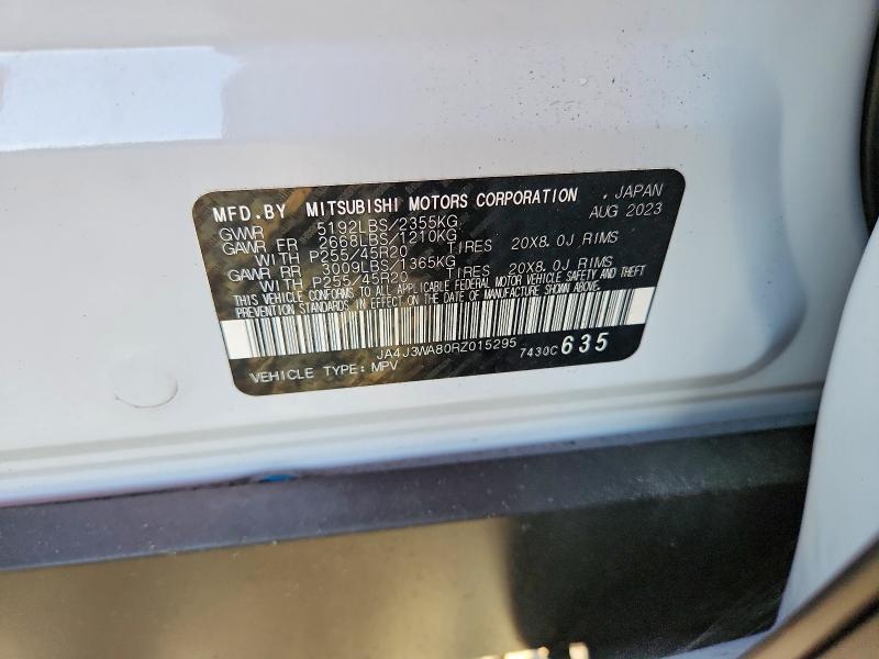 Aukcja sprzedaży 2024 Mitsubishi Outlander, vin: JA4J3WA80RZ015295, numer aukcji: 61714706