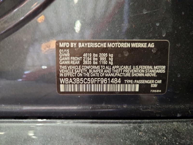 Продажа на аукционе авто 2015 Bmw 3 Series 323i, vin: WBA3B5C59FF961484, номер лота: 59829016