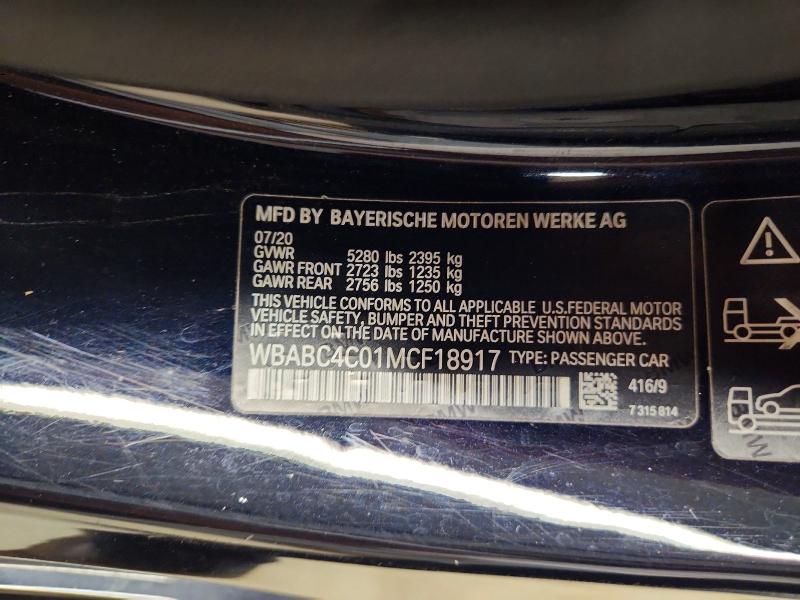Aukcja sprzedaży 2021 Bmw M850xi, vin: WBABC4C01MCF18917, numer aukcji: 60716846