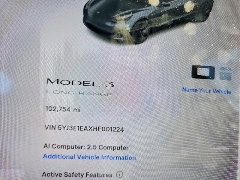 Продажа на аукционе авто 2017 Tesla Model 3, vin: 5YJ3E1EAXHF001224, номер лота: 59319836