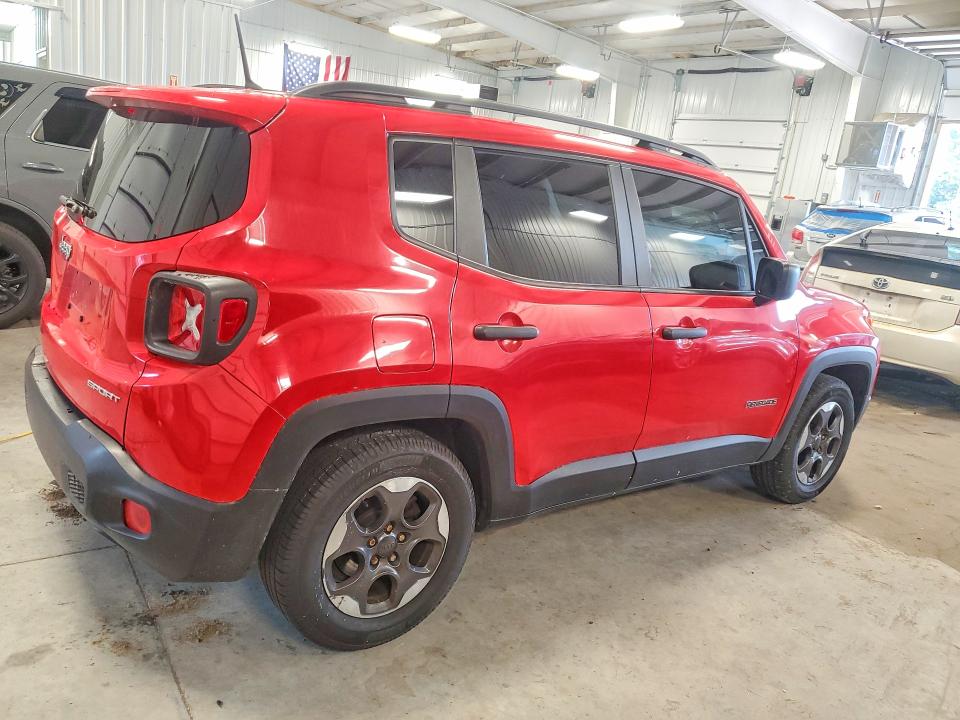 2017 Jeep Renegade მანქანა იყიდება აუქციონზე, vin: ZACCJAAB4HPF11491, აუქციონის ნომერი: 59643406