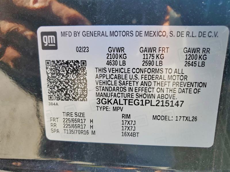 Продажа на аукционе авто 2023 Gmc Terrain, vin: 3GKALTEG1PL215147, номер лота: 61296136