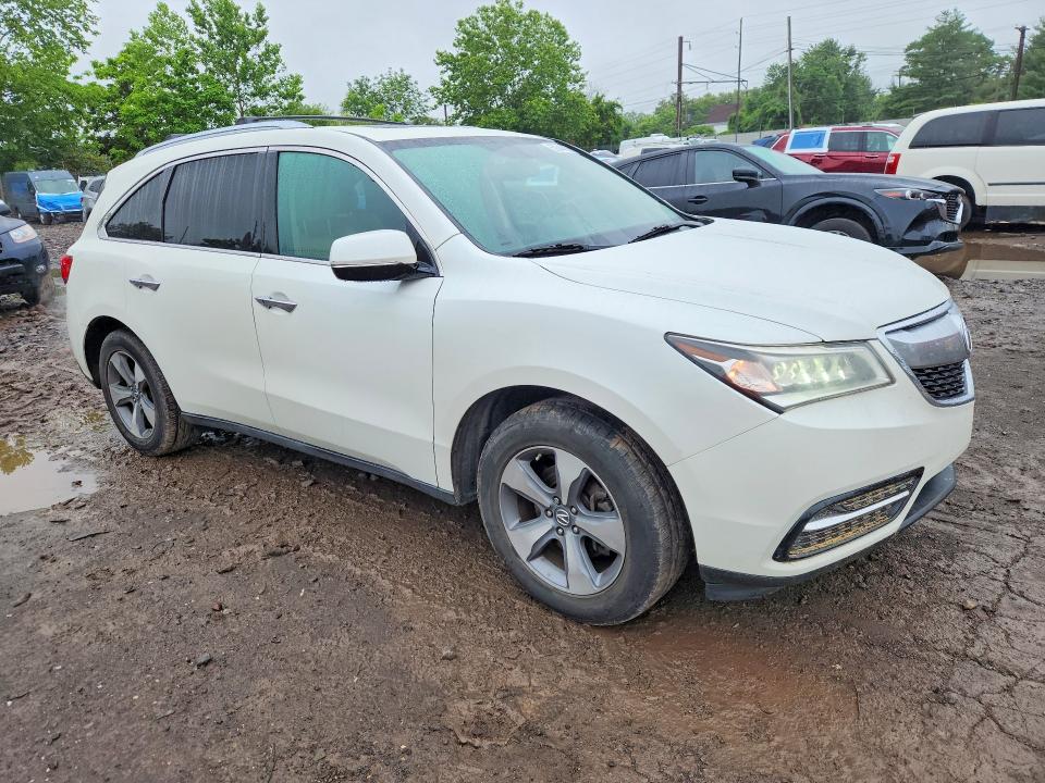 2015 Acura Mdx მანქანა იყიდება აუქციონზე, vin: 5FRYD4H25FB002744, აუქციონის ნომერი: 59344916