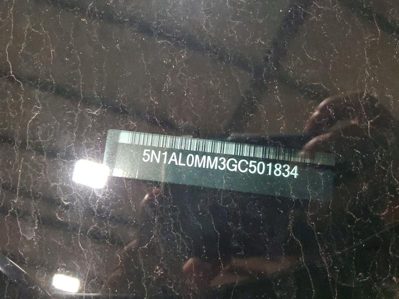 Aukcja sprzedaży 2016 Infiniti Qx60, vin: 5N1AL0MM3GC501834, numer aukcji: 61859066