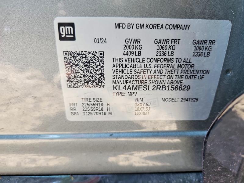 Aukcja sprzedaży 2024 Buick Encore Gx, vin: KL4AMESL2RB156629, numer aukcji: 61636456