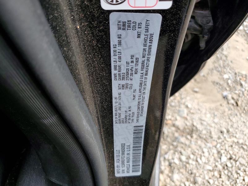 Продаж на аукціоні авто 2021 Ram 1500, vin: 1C6RREFG1MN593933, номер лоту: 61927266