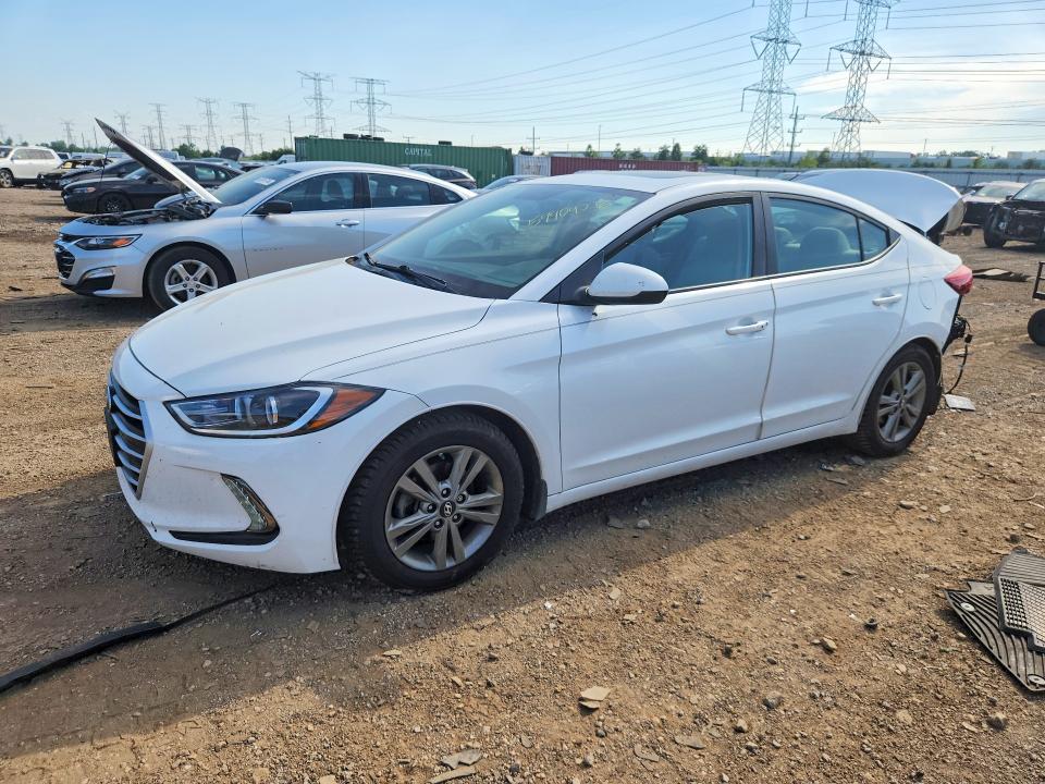 59909216 :رقم المزاد ، 5NPD84LF7JH385983 vin ، 2018 Hyundai Elantra مزاد بيع