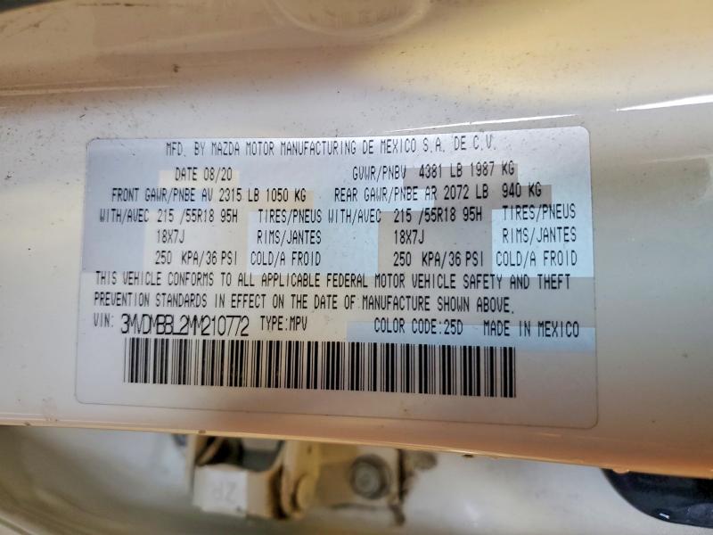 Продаж на аукціоні авто 2021 Mazda Cx-30, vin: 3MVDMBBL2MM210772, номер лоту: 60114286