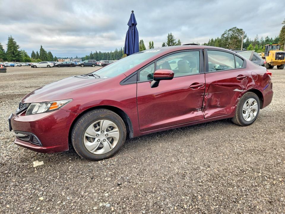 Продаж на аукціоні авто 2014 Honda Civic, vin: 19XFB2F58EE219242, номер лоту: 61951876