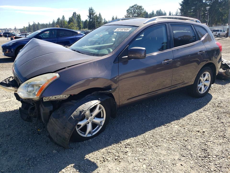 2008 Nissan Rogue მანქანა იყიდება აუქციონზე, vin: JN8AS58V58W147861, აუქციონის ნომერი: 63182406