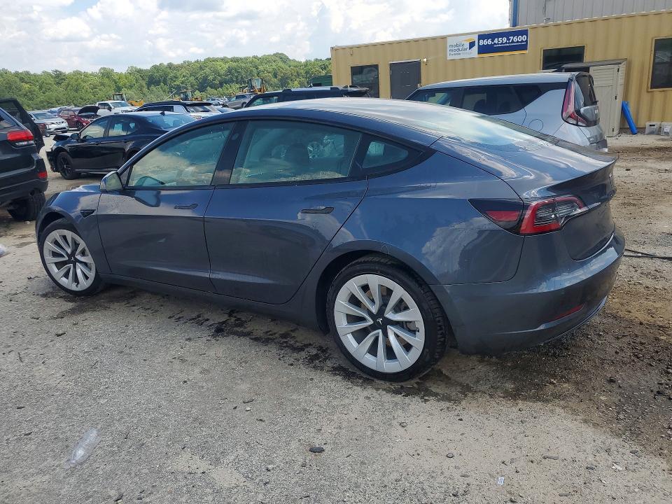 2022 Tesla Model 3 მანქანა იყიდება აუქციონზე, vin: 5YJ3E1EA5NF291075, აუქციონის ნომერი: 61229116